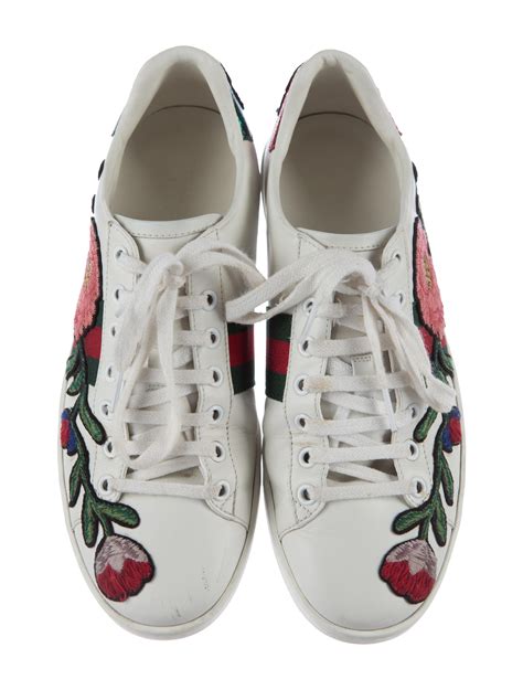 gucci ace sneakers navy|gucci women's ace embroidered sneakers.